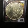 Image 1 : 671.1921 P Morgan Silver Dollar, Brilliant Uncirculated.