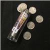 Image 1 : 676.Roll of (40) Mixed date Buffalo Nickels. All with readable dates and stored in a plastic tube.