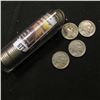 Image 1 : 677.Roll of (40) Mixed date Buffalo Nickels. All with readable dates and stored in a plastic tube.