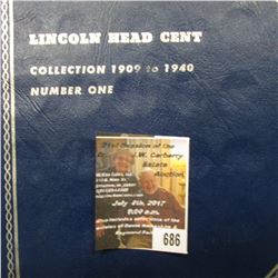 686.Nearly complete 1909-40 Lincoln Cent Set. Missing only the 1909S VDB, 1909S, 11S, 14D, 18S, 31S,