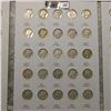 Image 3 : 690.1916-45 Nearly Complete Set of Mercury Dimes, missing only the 1916 D.
