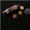 Image 1 : 695.Solid date roll of 1955 D Lincoln Cents, many BU coins included.