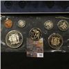 Image 2 : 702.1973 Jamaica Proof Set in original case as issued. includes Cent to Five Dollar Coins. (7 pcs.).