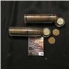 Image 1 : 744.1930 P & 30D  Solid Date Rolls of Lincoln Cents, average circulated. (2 rolls)