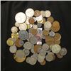 Image 1 : 752.Nice selection of Foreign Coins and Medals, includes some silver.