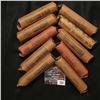 Image 1 : 754.(10) Rolls of Lincoln Cents, we have not checked these but they appear to all be Wheat Cents in 