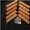 Image 2 : 754.(10) Rolls of Lincoln Cents, we have not checked these but they appear to all be Wheat Cents in 