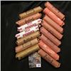 Image 2 : 758.(15) Rolls of Late 1950 to early 1960 Lincoln Cents in paper wrappers, most appear to be circula