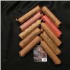 Image 1 : 759.(10) Rolls of Lincoln Cents, we have not checked these but they appear to all be Wheat Cents in 