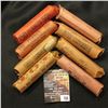 Image 1 : 760.(8) Rolls of Lincoln Cents, we have not checked these but they appear to all be Wheat Cents in p