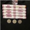 Image 1 : 763.(10) Original Bank wrapped rolls of Lincoln Cents, never checked for dates, but end coins appear