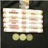 Image 2 : 763.(10) Original Bank wrapped rolls of Lincoln Cents, never checked for dates, but end coins appear