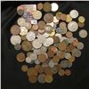 Image 2 : 769.Unsorted bag of Old Coins, most of which are Foreign, some are Silver.