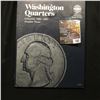 Image 1 : 782.1965-87 Partial Set of Washington Quarters in a blue Whitman folder. ($8.25 face value).