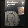 Image 1 : 783.1988-98 Partial Set of Washington Quarters in a blue Whitman folder.