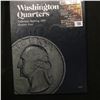 Image 1 : 785.1988-2000 Partial Set of Washington Quarters in a blue Whitman folder. ($10 face value).