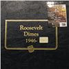 Image 1 : 789.1965-1995 Partial Set of Roosevelt Dimes, including Proofs, in a blue Whitman album. A very nice
