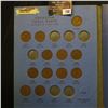 Image 2 : 798.1920-70 Partial Set of Canadian Cents in a blue Whitman folder. Missing just a few of the key da