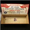 Image 2 : 812.15" x 5.5" x 3.25" Old Cigar Box "Winter's Factory-Specials 2 for 5c".