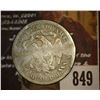 Image 2 : 849.1876 S U.S. Seated Liberty Quarter Counter marked "C.Young", 'Doc' thought this was a Magician.
