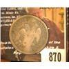 Image 2 : 870.1874 Arrows Liberty Seated Quarter Counter marked "F.M. Lamb.