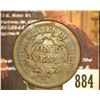 Image 2 : 884.18__ Large Cent Counter marked " H.S. Burges".  Brunk 5930.