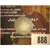 Image 2 : 888.1854 Arrows Half Dime Counter marked "Boyer".
