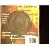 Image 1 : 906.1832 Nova Scotia Half Penny Token Counter marked "US"