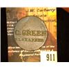 Image 1 : 911.Unreadable US Large Cent Counter marked "C. Green, P.H. Shaffer"