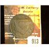 Image 1 : 913.1827 US Large Cent Counter marked "Crawford".