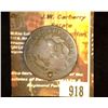 Image 2 : 918.1827 US Large Cent Counter marked "Eagel Head, Cap, Hand & Wheel"