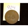 Image 1 : 924.1802 US large Cent Counter marked "IB".