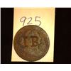 Image 1 : 925.1801 US large Cent Counter marked "IB".