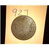 Image 2 : 927.1798 US large Cent Counter marked "RF".