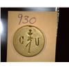 Image 1 : 930.Doc. Calls this a Belgium Ship Token Seversl Counterstamps on Both Sides.