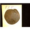Image 2 : 938.1655 Spain 8 Maravedus Counter marked Obv. Rev.VIII.