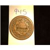 Image 2 : 945.1850 US Large Cent Counter marked Obv. "Star T" Rev. "W.J. Green"