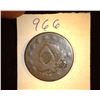 Image 1 : 966.1828 US Large Cent Counter marked "Shield and Dots".