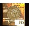 Image 1 : 975.1849 U.S. Large Cent, holed c/s "N.F. Reve" on obverse.
