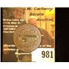 Image 1 : 981.1864 U.S. Two Cent piece, holed, obv. c/s of "H.J.Markolf*".