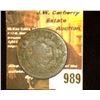 Image 2 : 989.1817 U.S. Large Cent with Guadelupe counterstamp "RF". 'Doc' says this is a 19th Century fake.