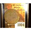 Image 1 : 1004.         Great Britain Half Penny Counter marked "Free/Three Pence Lloyd's Weekly Newspaper", r