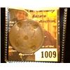 Image 1 : 1009.         1798 U.S. Large Cent struck slightly off center with five circular counterstamps on th
