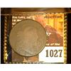 Image 1 : 1027.         1802 U.S. Large Cent c/s "EG".