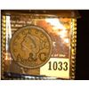 Image 1 : 1033.         1853 U.S. Large Cent c/s "A & C"