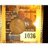 Image 1 : 1036.         1911 Lincoln Cent countermarked with a Chinese stamp.