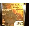 Image 1 : 1037.         Unidentified copper coin, maybe a Two Cent Piece c/s "W©D".