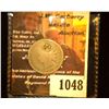 Image 1 : 1048.         1865 Indian Head Cent c/s "S".