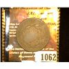 Image 1 : 1062.         1822 U.S. Large Cent, c/s "A.A.".