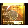 Image 1 : 1076.         1867 Shield Nickel Counter marked "Edwin Powell".